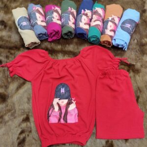 ست بلوز شلوارک ابرو بادی دخترانه